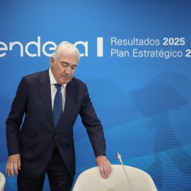 El consejero delegado de Endesa, José Bogas, en la presentación de los resultados anuales de la eléctrica.