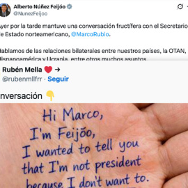 Una de las respuestas al tuit de Feijóo.