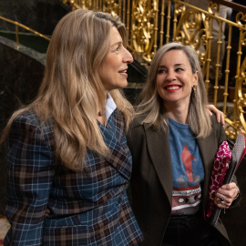 Yolanda Díaz y Verónica Martínez Barbero