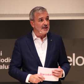 L'alcalde de Barcelona, Jaume Collboni, en l'acte "L'alcalde respon".
