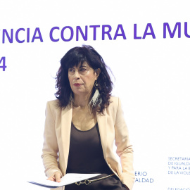 La ministra de Igualdad, Ana Redondo, durante la presentación de la Macroencuesta de Violencia contra la Mujer, en una imagen de archivo.