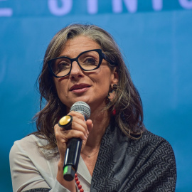 La relatora de la ONU para los territorios palestinos ocupados, Francesca Albanese