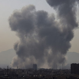 Los bombardeos de EEUU e Israel en Teherán este sábado.