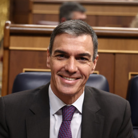 Pedro Sánchez en el Congreso de los Diputados, a 25 de febrero de 2026.