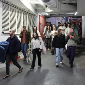 Refugios en Tel Aviv.