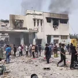 La escuela de niñas que ha sido impactada por un ataque israelí