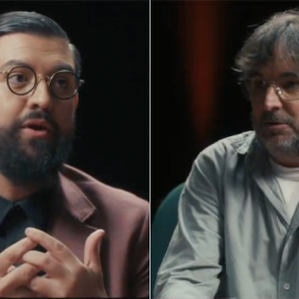 Manu Sánchez y Jordi Évole, en 'Lo de Évole'