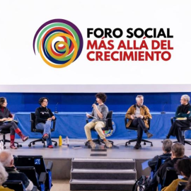 Diálogo inaugural del Foro Social Más Allá del Crecimiento