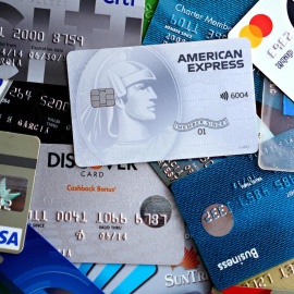 Tarjetas de crédito.