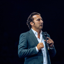 Imagen de archivo del periodista Iker Jiménez durante la primera jornada del Madrid Economic Forum.