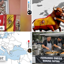 Memes sobre el espontáneo amor entre turcos y españoles.X
