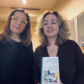 Alícia Villar Aguilés i Vicenta Tasa Fuster, autores de 'Feminismes interseccionals'