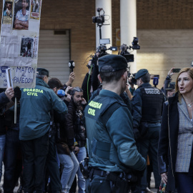 La exconsellera de Justicia e Interior de la Generalitat Valenciana Salomé Pradas, a su llegada a los juzgados de Catarroja, a 12 de enero de 2026.