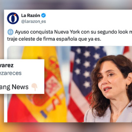 Críticas al artículo de 'La Razón' sobre Isabel Díaz Ayuso.