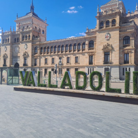 Plaza Zorrilla de Valladolid, este jueves 12 de marzo.