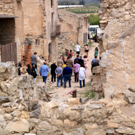 El carrer Sant Pere del Poble Vell de Corbera d'Ebre