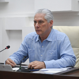 El presidente de Cuba, Miguel Díaz-Canel Bermúdez