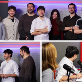 'Collage' del equipo de vídeo y de política de 'Público'