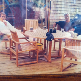 Imagen del expríncipe Andrew y Peter Mandelson junto a Jeffrey Epstein.