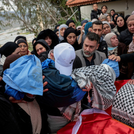Funeral de la familia palestina asesinada en Cisjordania.