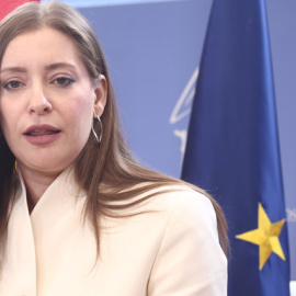 La portavoz del PP en el Congreso, Ester Muñoz, este martes.