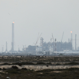 Las instalaciones de producción de gas natural licuado (GNL) de QatarEnergy.