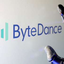 Una ilustración con el logo de ByteDance, la matriz china de TikTok.