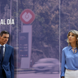 Fotomontaje con imágenes de Pedro Sánchez y Yolanda Díaz.