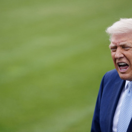 El presidente Trump este viernes 20 de marzo en Florida.