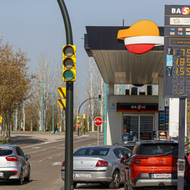 Precios de una gasolinera el 22 de marzo de 2026