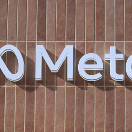 Logo de Meta, empresa matriz de Facebook, Instagram, WhatsApp, Messenger y Threads.