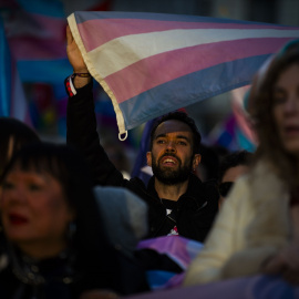 Manifestación contra la transfobia