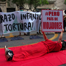 Protesta en Lima contra las violaciones a menores de edad