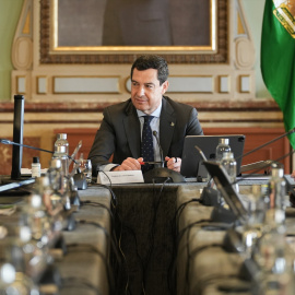 presidente_junta_andalucia_juanma_moreno_reunion_ordinaria
