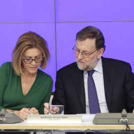 María Dolores de Cospedal y Mariano Rajoy