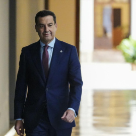 El presidente de la Junta de Andalucía, Juan Manuel Moreno Bonilla.
