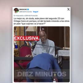 Un instante de la 'performance' de Ortega Cano.