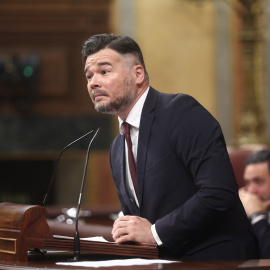 El portavoz de ERC en el Congreso, Gabriel Rufián