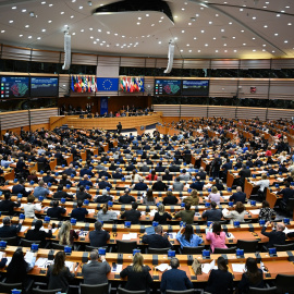 El Parlamento Europeo en Bruselas.