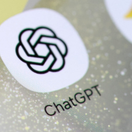 La app de ChatGPT en un 'smartphone'.