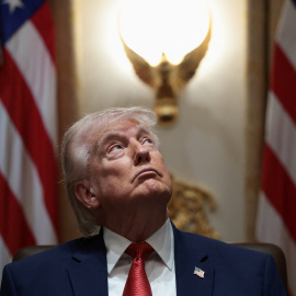 El presidente Donald Trump en la Casa Blanca.