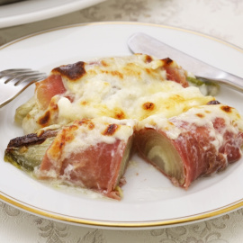Endivias gratinadas.