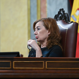 La presidenta del Congreso, Francina Armengol, durante una sesión plenaria en el Congreso de los Diputados, a 17 de marzo de 2026, en Madrid.