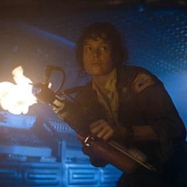 Curiosamente, 'Alien, el octavo pasajero', una película considerada feminista por muchos, suspende el test.