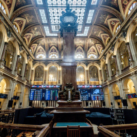 El Palacio de la Bolsa de Madrid.