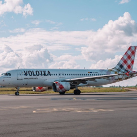 Fotografía de archivo de un avión de Volotea