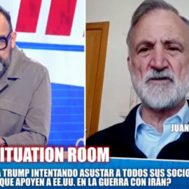 El almirante retirado Juan Rodríguez Garat y Risto Mejide.