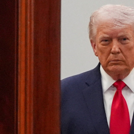 Donald Trump, este miércoles, en la Casa Blanca.