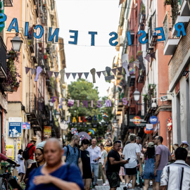 El barrio de Lavapiés, en Madrid.