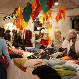 Una botiga de roba al festival de moda Rec.0, a Igualada, en una imatge d'arxiu. 09/11/2022